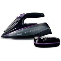 Tower T22036LIL Ceraglide XL AI Pro Cord Cordless Steam Iron 3100W