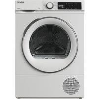 Sensis TDHF018A2W 8kg Heat Pump Condenser Dryer in White A Rated