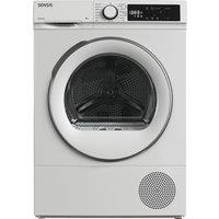 Sensis TDHF019A2W 9kg Heat Pump Condenser Dryer in White A Rated