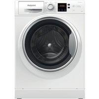 Hotpoint NSWE846W 8kg 1400 Spin Washing Machine in White A Rated Steam