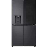 LG GMG96CRAFT InstaView American Fridge Freezer in Essence Black Steel
