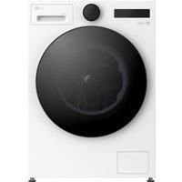 LG W4X7016TWB Washer Dryer in Matte White 1400 Spin 11kg 6kg D Rated A
