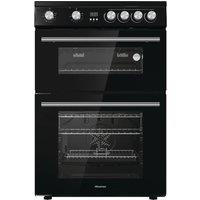 Hisense HDE3211BBUK 60cm Double Oven Electric Cooker in Black Ceramic