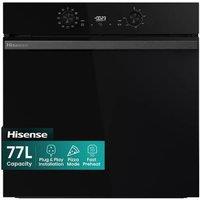 Hisense BI622ABPGUK Built In Electric Single Oven in Black 77L A Rated