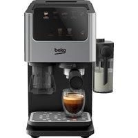 Beko CED7524X Espresso Machine with Integrated Grinder Milk Cup in Sil