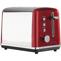 Daewoo SDA1584GE KENSINGTON 2 Slice Toaster in Red