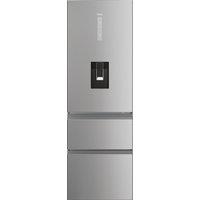Haier HTW5618EWMG 185cm High 60 40 Frost Free Fridge Freezer in Silver