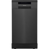 Hisense HS523E15BUK 45cm Slimline Dishwasher in Black 10 Place Setting