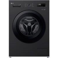 LG F4X1009NNK 9kg 1400 Spin Washing Machine in Onyx Black A Rated 6 Mo