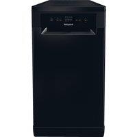 Hotpoint HP2FD10CS90B 45cm Slimline Dishwasher in Black 10 Place Setti