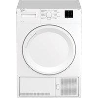Beko DTKCE80021W 8kg Condenser Dryer in White B Rated with Sensor Dry