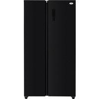 Iceking IKSBS442BK American Fridge Freezer in Black Frost Free