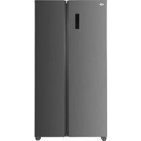 Iceking IKSBS442IX American Fridge Freezer in Dark Inox Frost Free