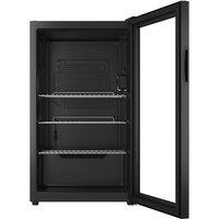 Iceking IKBEV85BK 48cm Freestanding Undercounter Wine Cooler in Black