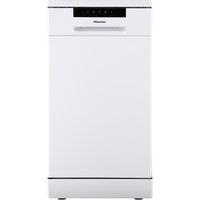 Hisense HS523E15WUK 45cm Slimline Dishwasher in White 10 Place Setting