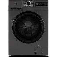 Midea MF110W80BTUK 8kg 1400 Spin Washing Machine in Graphite A Rated w