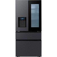 LG GMGS50DEEP InstaView American Fridge Freezer in Essence Black Steel