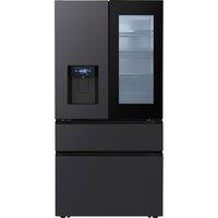LG GMGW50DEEV InstaView American Fridge Freezer in Essence Black Steel