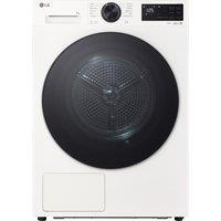 LG RHX5009TWB 9kg Heat Pump Condenser Dryer in Essence Glossy White A