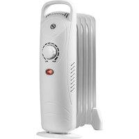 Daewoo HEA1143GE 650W Mini Oil Filled Radiator in White