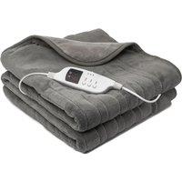 Daewoo HEA1914GE Heated Two Tone Over Throw Blanket 160x120cm