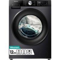 Hisense WF3S1243BB3 12kg 1400 Spin Washing Machine in Black A Rated Co