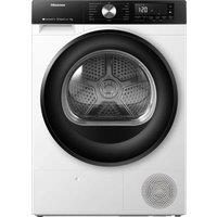 Hisense DH3S902BWCC 9kg Heat Pump Condenser Dryer in White A Rated Con