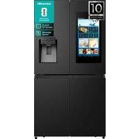 Hisense RQ760N4IFE American Fridge Freezer in Black with Ice Water Plu