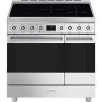 Smeg C92IPX2 90cm Symphony Classic Induction Range Cooker in Stainless