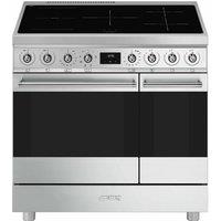 Smeg C92IMX2 90cm Symphony Classic Induction Range Cooker in Stainless