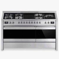 Smeg A5 81 150cm Opera Dual Fuel Range Cooker in Stainless Steel with