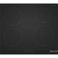 Bosch PIE61ABB5E Series 4 60cm 4 Zone Induction Hob in Matt Black