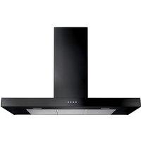 Rangemaster 134710 110cm Flat Cooker Hood in Black