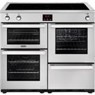 Belling 444444090 100cm Cookcentre Prof 100Ei Range in St St Induction