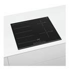 Bosch PXE651FC1E Series 6 60cm 4 Zone Induction Hob in Black Glass