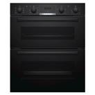 Bosch NBS533BB0B Series 4 Built Under Electric Double Oven in Black