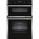 Neff U2ACM7HN0B N50 Built In Pyrolytic Double Electric Oven in St Stee