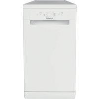 Hotpoint HSFE1B19 45cm Slimline Dishwasher White 10 Place Setting F Ra