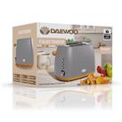 Daewoo SDA1703GE SKANDIK 2 Slice Toaster in Grey