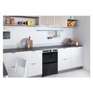 Indesit ID67V9HCXUK 60cm Double Oven Electric Cooker in St St Ceramic