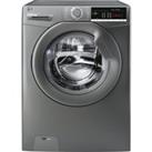 Hoover H3WS4105TGGE Washing Machine in Graphite 1400rpm 10Kg E Rated N
