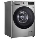 LG F4V509SSE Washing Machine in Graphite 1400rpm 9kg B Rated ThinQ