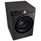 LG FWV1128BTSA Washer Dryer in Black Steel 1400rpm 12kg 8kg E Rated