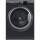 Hotpoint NSWM864CBSUK Washing Machine in Black 1600rpm 8Kg C Rated