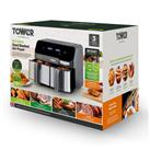Tower T17099 8 5L VORTX Dual Zone Air Fryer with Smart Finish