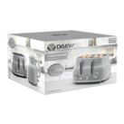 Daewoo SDA2484GE Sienna 4 Slice Toaster in Grey