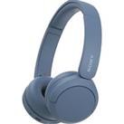 Sony WH CH520L On Ear Wireless Bluetooth Headphones in Blue