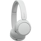 Sony WH CH520W On Ear Wireless Bluetooth Headphones in White