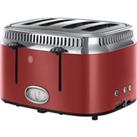 Russell Hobbs 21690 4 Slice Retro Toaster in Red