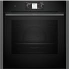 Neff B64CT73G0B N90 Built In Electric Pyrolytic Oven Black 71L S H